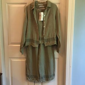 Willow Lagenlook  3 piece linen set NWT